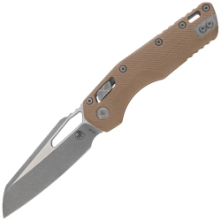 Nóż składany Microtech MSI S/E Ram-Lok Tan Fluted G10, Apocalyptic M390MK by Tony Marfione (210-10APFLGTTA)