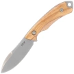 MKM Pocket Tango 1 Knife Olive Wood, Satin MagnaCut by David C Andersen (MK PT1-O)