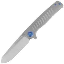 Nóż składany Kubey KB Knives Steelhead Gray Titanium, Satin M390 by Mark Perez (KB315A)