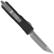 Nóż automatyczny OTF Microtech UTX-85 T/E Black Aluminium, Stonewashed M390 (233-10)
