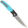 Bestech Swordfish Knife Black/Light Blue G10, Satin 14C28N (BG62F)
