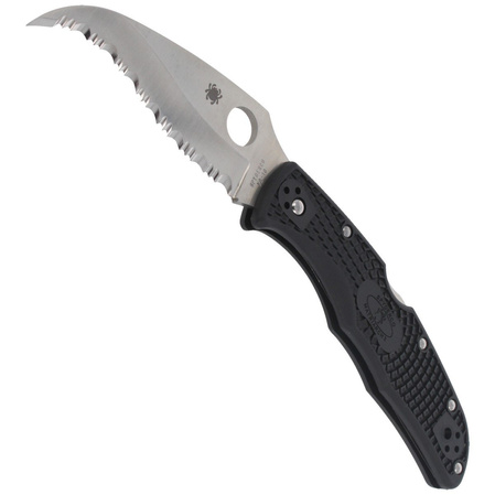 Nóż składany Spyderco Matriarch 2 FRN Black Spyder (C12SBK2)