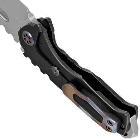 Medford Praetorian Genesis T Tanto Charocal DLC Titanium, Flm HW/Clip, Tumbled S45VN by Greg Medford (MK0294TT-30PV-TFCF-BN)