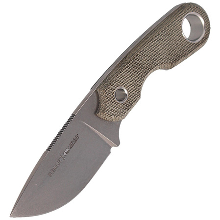 Viper Knife Berus1 Green Canvas Micarta, Stonewashed by Rumici (VT4012CG)