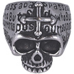 Tole 10 Imperial Skull Cross Ring Ø19 (09984-19)