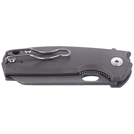 Nóż składany Fox Baby Core Stonewashed Titanium, Stonewashed M390 by Jesper Voxnæs (FX-608 TI)