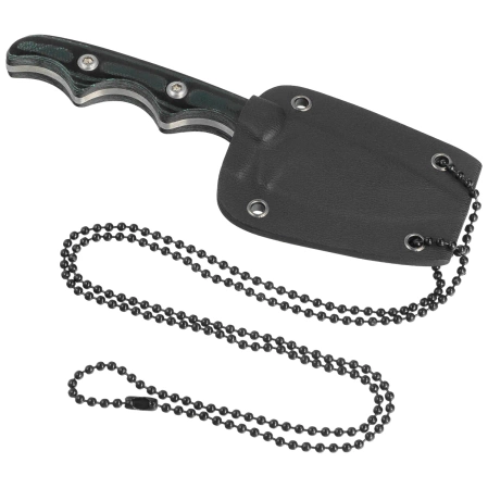 Nóż na szyję Tecnocut TCN3417 Neck Knife - Green Micarta, Satin 440