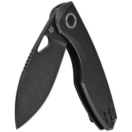 Nóż składany FOX Chilin Bronze Titanium, Black Stonewashed PVD M398 by Jesper Voxnæs (FX-530 TiDSW)