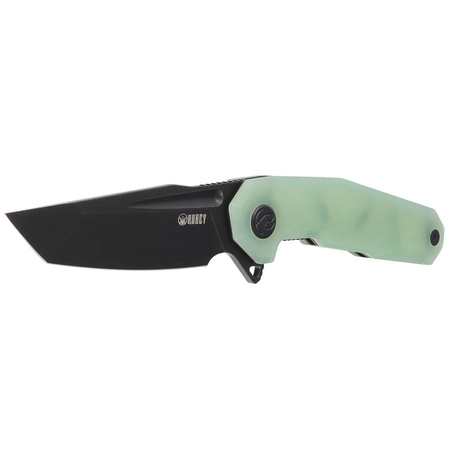Nóż składany Kubey Carve Jade G10, Blackwashed AUS-10 (KB237F)
