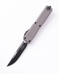 Microtech Ultratech Gen III ZBP S/E OTF Knife Natural Clear Aluminium, Black M390MK by Tony Marfione (1121-1NC)
