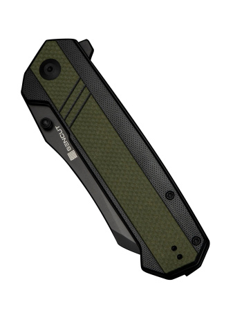 Sencut Draxor Green/Black G10 Knife, Black 9Cr18MoV (S24035-2)