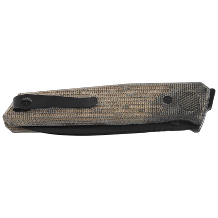 Reate PL-6 Green / Black Micarta, Black PVD Nitro-V (PL-6 GRBKM PVD)