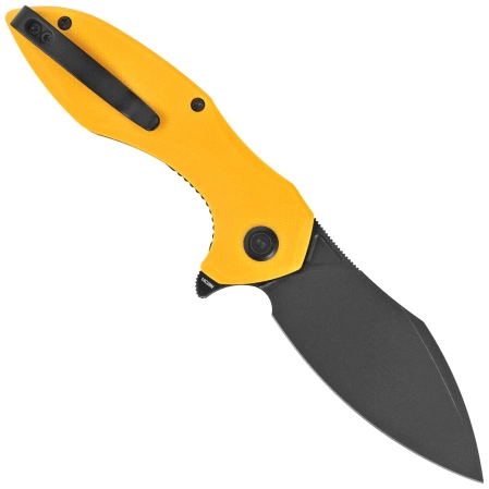 Nóż składany Kubey Nobel Yellow G10, Blackwashed 14C26N (KU236N)