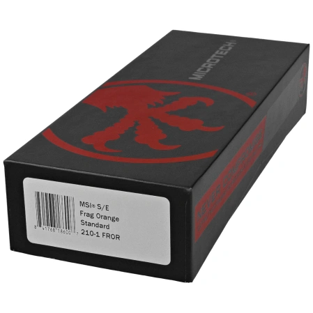 Nóż składany Microtech MSI S/E Orange Frag Aluminium, Black M390MK by Tony Marfione (210-1FROR)