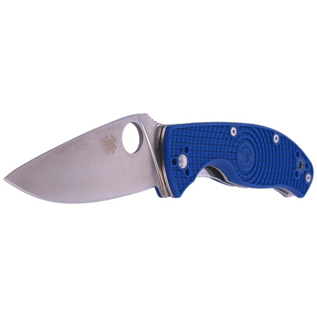 Spyderco Tenacious Lightweight Knife Blue FRN, Satin CPM S35VN by Eric Glesser (C122PBL)