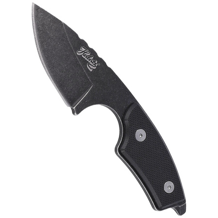 Nóż na szyję Herbertz CJH Neck Knife Black G10, Black Stonewashed 420 (10000345)