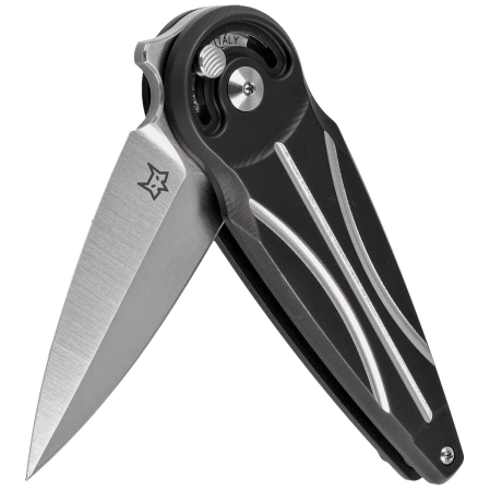 Fox Saturn Black Titanium, Satin M390 by Denis Simonutti knife (FX-551 TI)