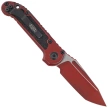 Microtech LUDT Gen III T/E Knife Cerakote Weathered Crimson Aluminum, Cerakote Weathered Crimson M390MK by Tony Marfione (1136-1WCM)