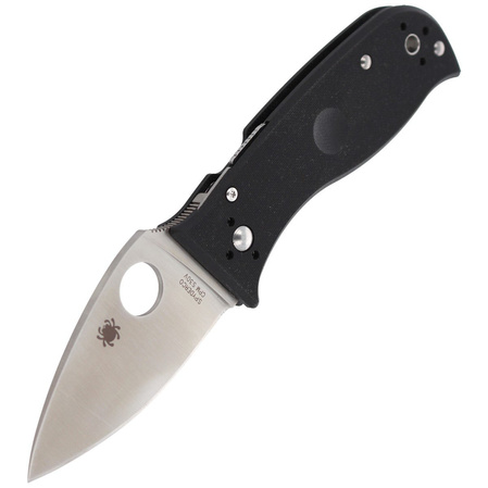 Nóż składany Spyderco Lil' Temperance 3 Black G-10 Plain (C69GP3)