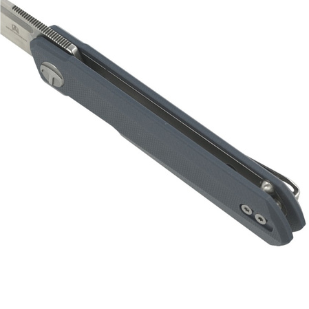 Bestechman Mini Dundee Grey G10, Stonewashed / Satin D2 by Ostap Hel (BMK03D)