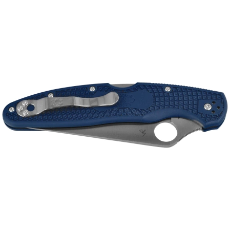 Spyderco Police 4 Lightweight Knife Cobalt Blue FRN, Satin CPM-SPY27 by Sal Glesser (C07PCBL4)