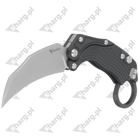 Nóż grawitacyjny Reate EXO-K Gravity Karambit Black Aluminium, Stonewashed N690
