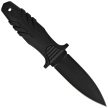 Nóż Fox FKMD Tactical Elementum Dagger D/E Black PP/TPE, Black Idroglider N690Co (FX-647 AF)