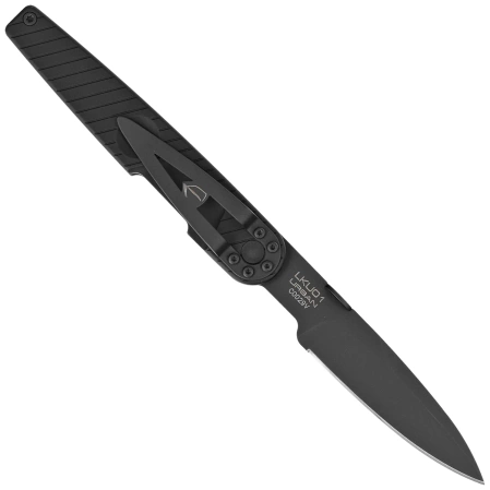 Nóż składany Extrema Ratio LKU01 Urban Dark Black Aluminium, Black MIL-C N690 by Danilo Rossi (04.1000.0243/U/BLK-BLK)