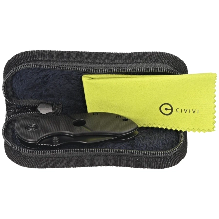 Civivi Knife Gordo Black G10, Black D2 by Peter Carey (C22018C-1)