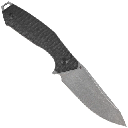 Remette RT-Allosaurus Knife Black G10, Stonewashed D2 (RTAS-B)