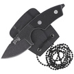 Nóż na szyję Herbertz CJH Neck Knife Black G10, Black Stonewashed 420 (10000345)