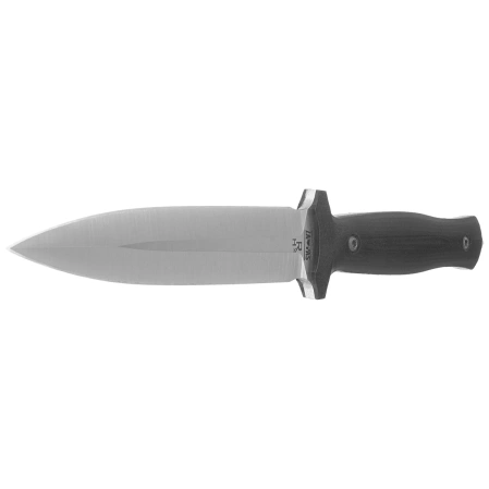 Za-Pas RH² Dagger Knife Black G10, Satin 1.4116 (RH2-SAT-G10-BL)