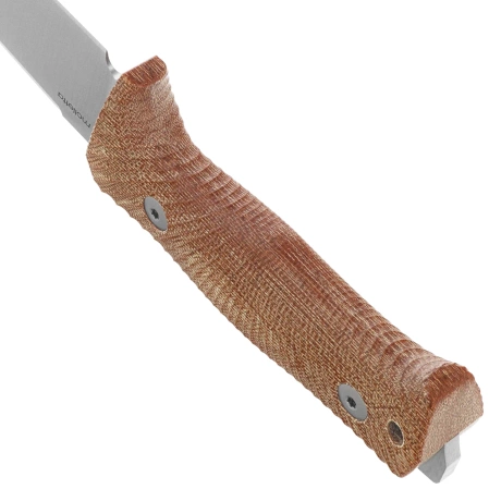 Nóż LionSteel Tactical Natural Canvas Micarta, Satin Niolox by Molletta (T5 CVN)