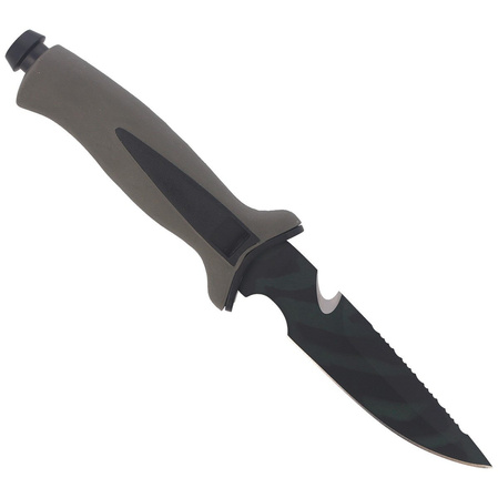 MAC Coltellerie AQUATYS Camu Green diving knife (MC AQT12-4.V)