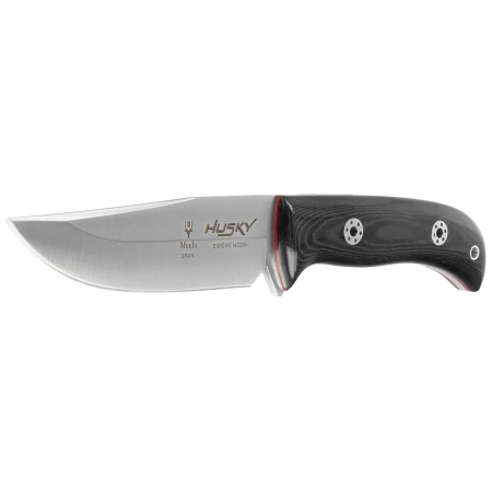 Muela Husky Black Micarta, Satin 14C28N (HUSKY-11M)