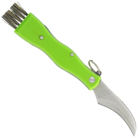 Nóż na grzyby Martinez Albainox Mushroom Green ABS, Satin 3Cr13Mov (18391)