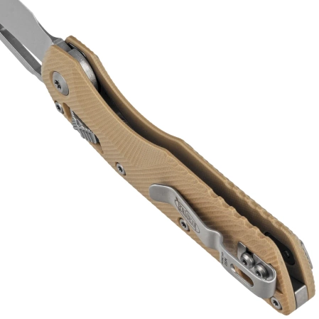 Microtech MSI S/E Fluted Tan G10, Stonewashed M390MK by Tony Marfione