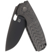 Nóż składany FOX Core Black Carbon Fiber, PVD Elmax by Jesper Voxnæs (FX-604 CF)
