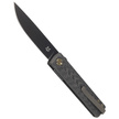 Fox Chnops Knife 3K Carbon Fiber, Black PVD M390 by Riccardo Gobbato (FX-543 CFBR)