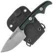 Nóż na szyję Tecnocut TCN3417 Neck Knife - Green Micarta, Satin 440