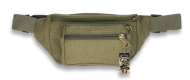 Barbaric Fanny Pack Green Canvas (34931-VE)