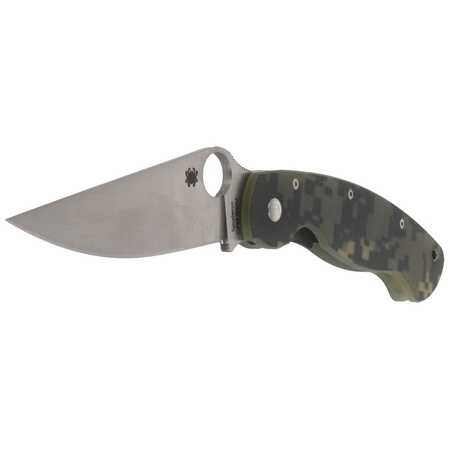 Spyderco Military G-10 Camo PlainEdge Knife (C36GPCMO)