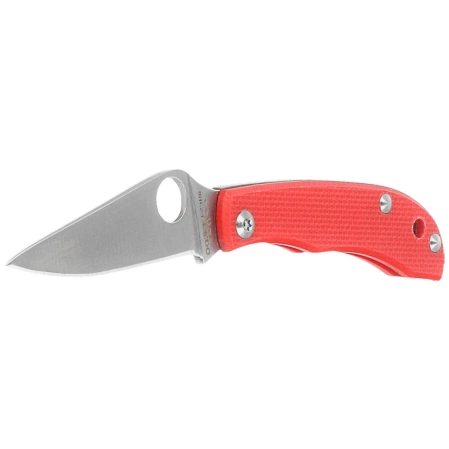 Nóż składany Spyderco Honeybee Red G10, Satin 12C27 (C137GRDP)