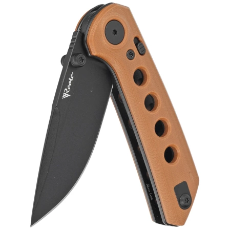 Reate PL-XT Tan G10, Black PVD Nitro-V Knife