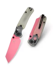 Bestechman Cicada's Wing Knife Jade Ultem, Pink 10Cr15MoV (BMK06H)