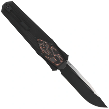 Remette RT-Swordfish CP Knife Black Aluminum/Copper Carbon Fiber, Titanium Black S35VN (ZL103D13)