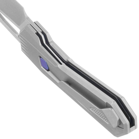 Remette RT-Agile Peregrine Falcon Knife Ceramic Sandblasting Titanium, Satin/Pearlescent M390 (RTCZ-G)