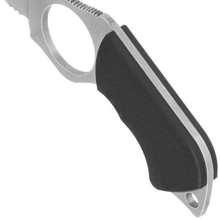 Spyderco Swick 5 Large Knife Black G10, Satin LC200N by Sal Glesser (FB14S5)