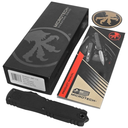 Nóż automatyczny OTF Microtech Ultratech Gen III ZBP T/E Signature Shadow DLC Aluminium, Shadow DLC M390MK by Tony Marfione (1123-1DLCTSH)