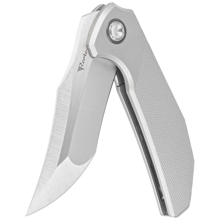 Nóż składany Reate Tiger Diamond Texture Titanium, Belt Satin M390 by Alvin Lee (TG TDP.SAT)